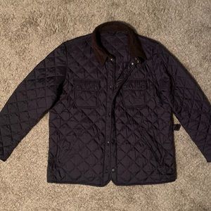 Barbour Liddesdale Quilted Jacket - Navy Blue - XL